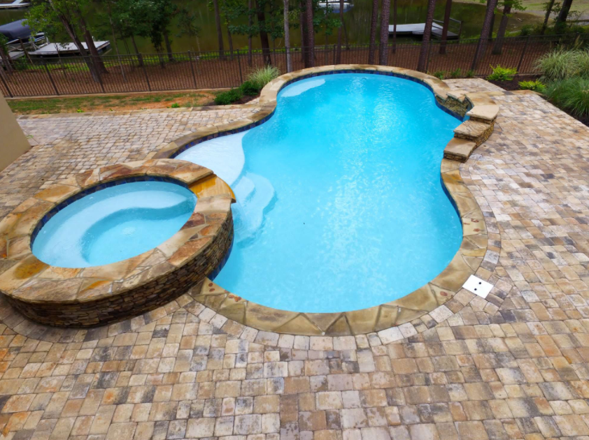 inground concrete pool