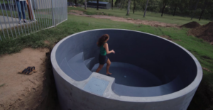 concrete plunge pool